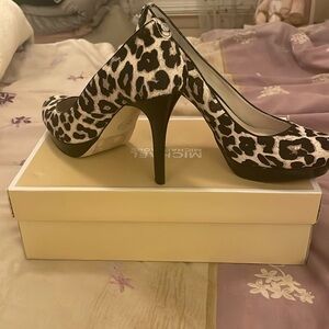 Michael Kors calf hair stilettos